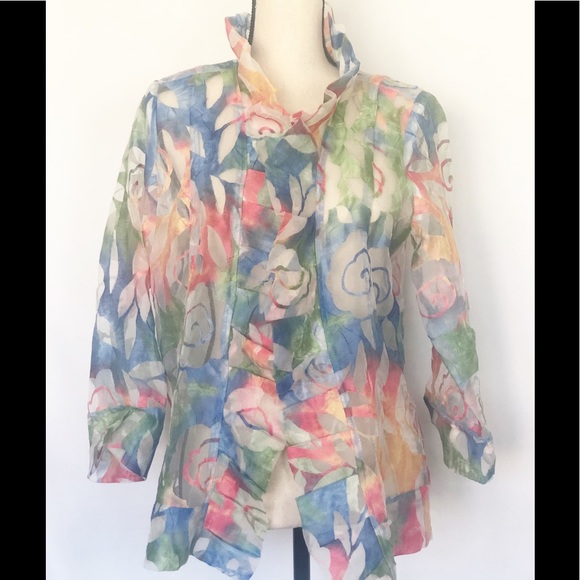 IC by Connie Tops - IC by Connie Colorful Jacket S